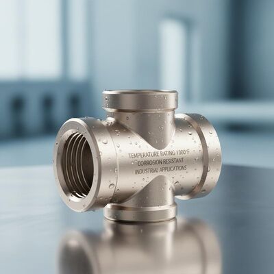 Stainless Steel Tee Bağlantısı, Endüstriyel Uygulamalar için 1000 ° F sıcaklık derecesi, korozyona dayanıklı ve yüksek dayanıklılık