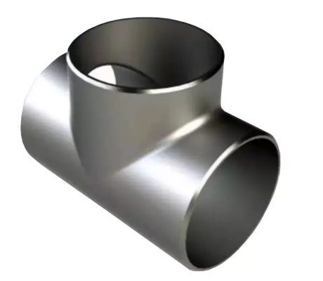 Butt Weld Reducing Tee 304 316L Paslanmaz Çelik ASTM A403 Yüksek Basınçlı Barred Tee