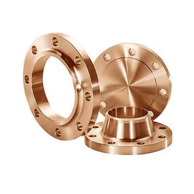 ASME B16.5 C71500 Flange CUNI 90 / 10 C70600 SCH80 CL150 RF Neck Steel Pipe Flange